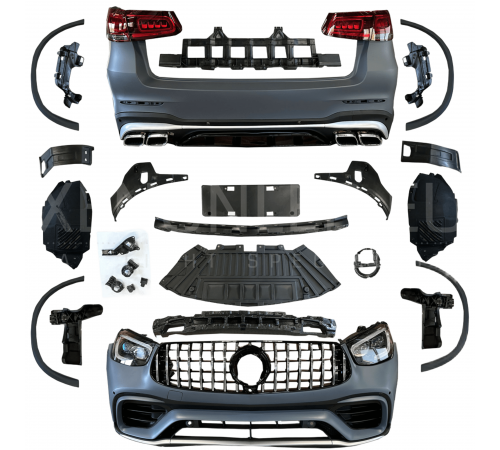 Mercedes GLC 63 AMG apdailos komplektas skirtas atnaujinti modelį 2015-2019 į 2020+